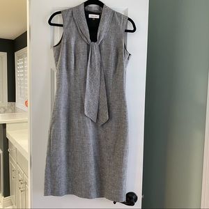 Calvin Klein Black and White Sheath Dress Size 2